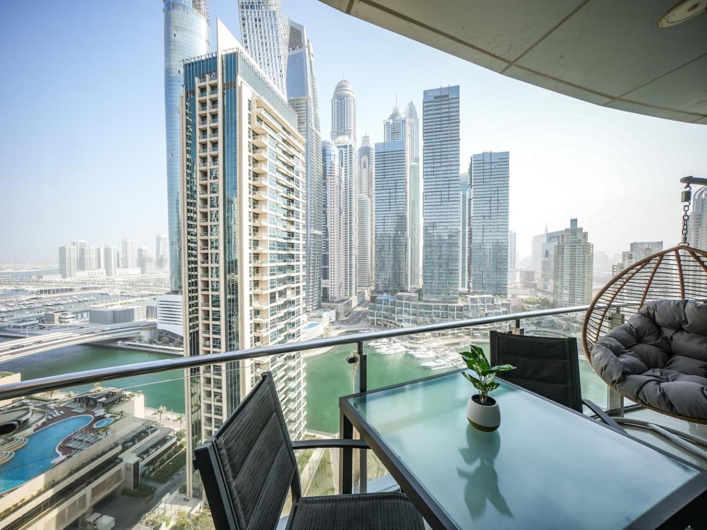 Deluxe 3 Bedroom With Marina & Sea View Dubai Exterior foto