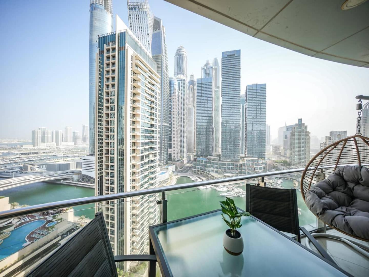 Deluxe 3 Bedroom With Marina & Sea View Dubai Exterior foto