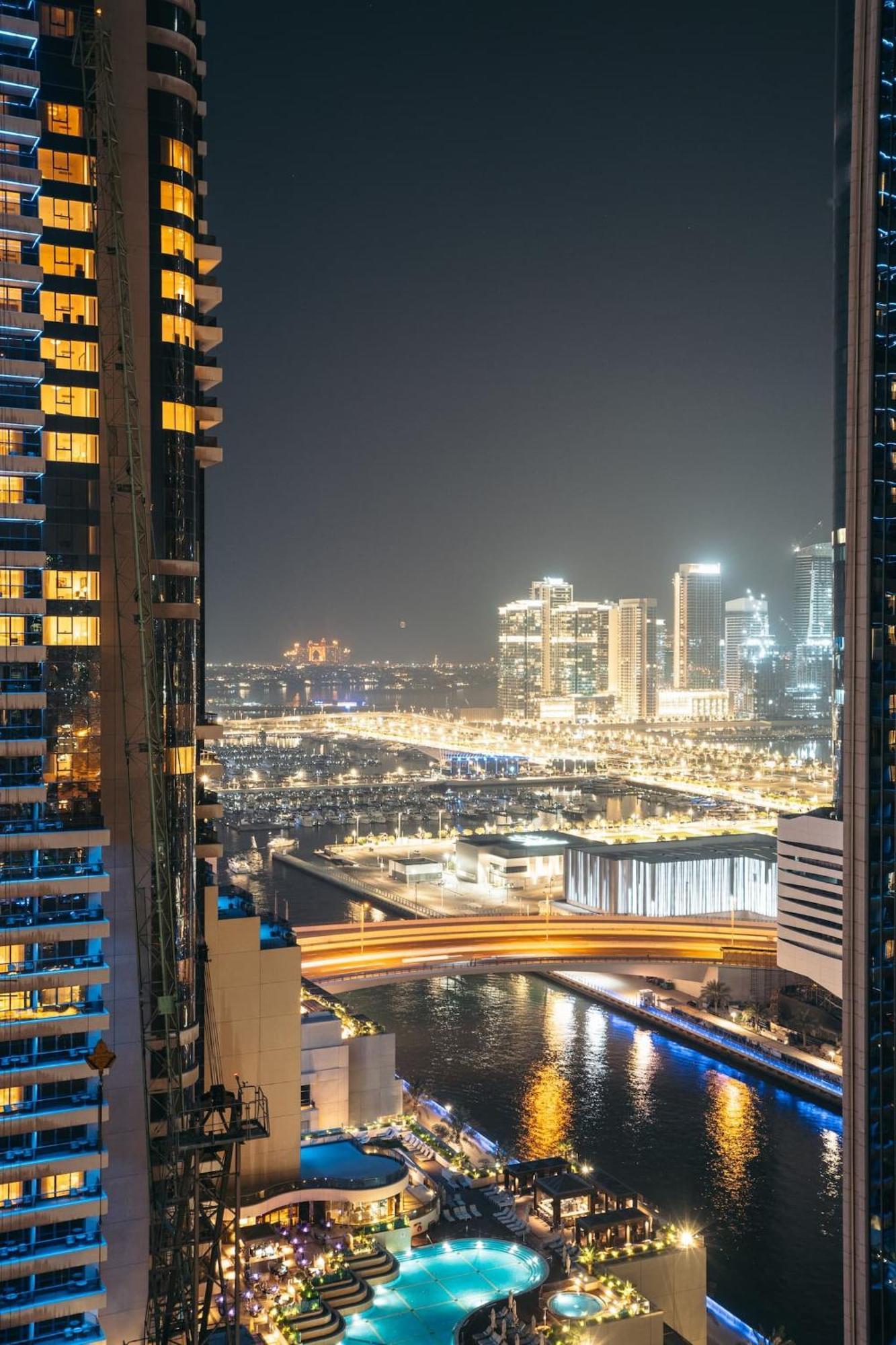 Deluxe 3 Bedroom With Marina & Sea View Dubai Exterior foto